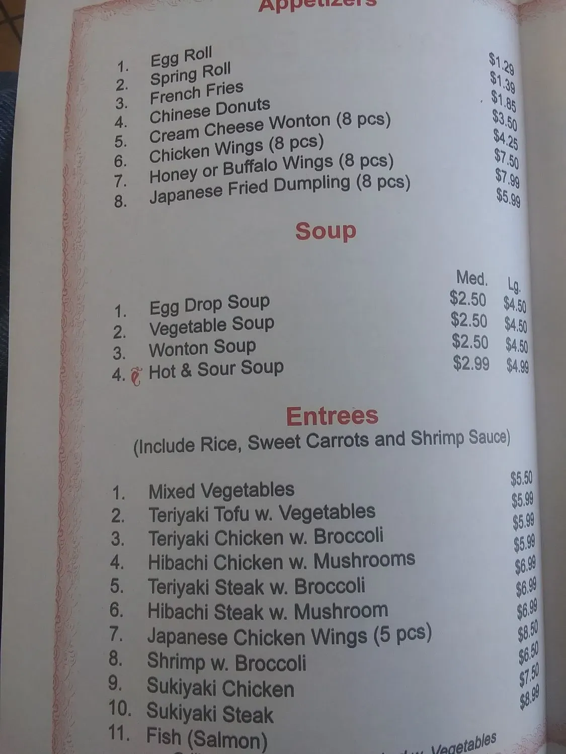 Menu 3