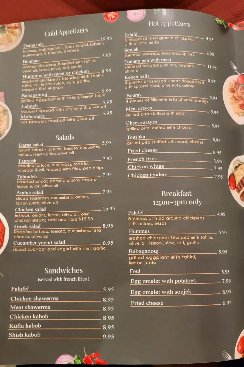 Menu 6