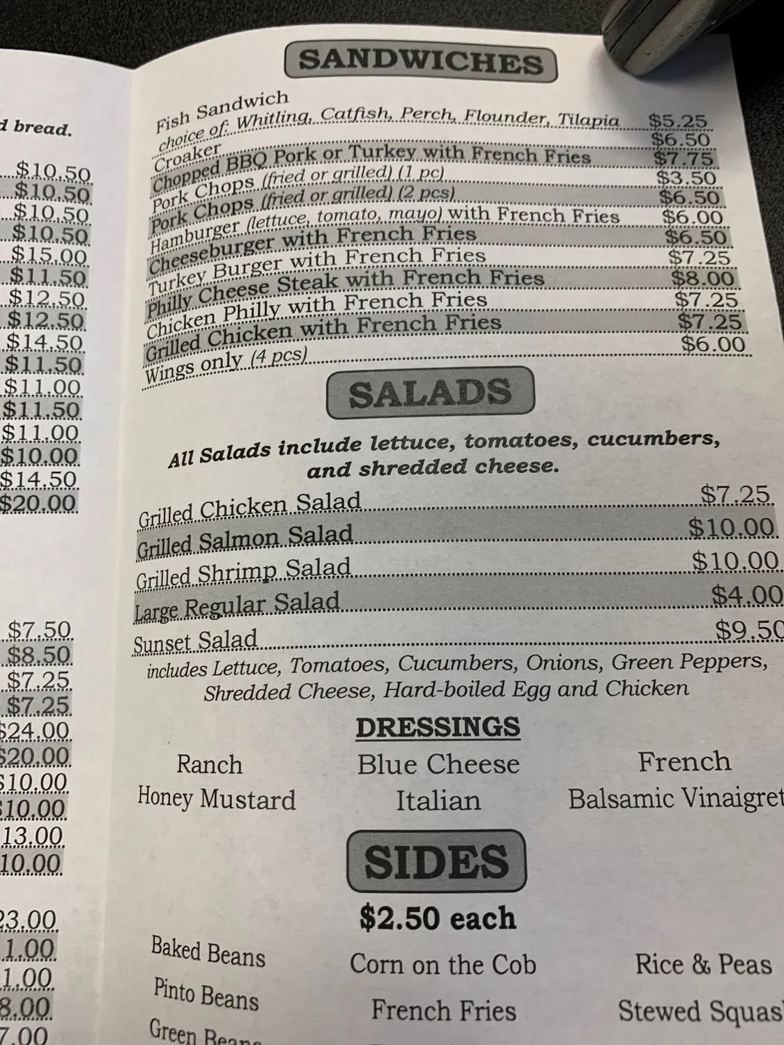 Menu 6