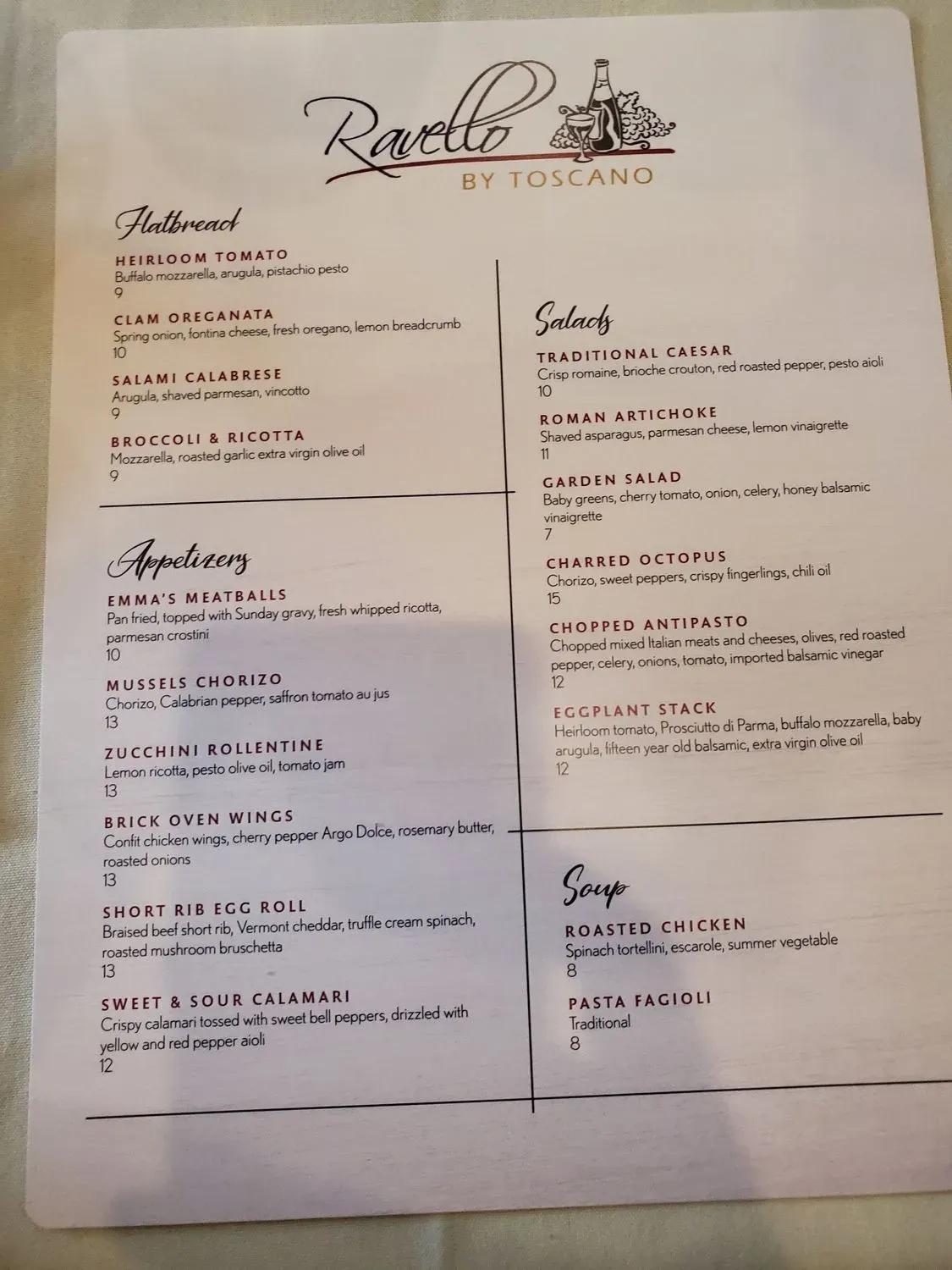 Menu 2