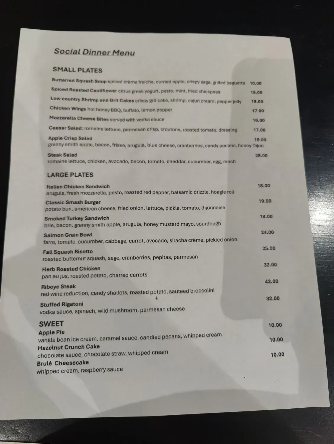 Menu 2