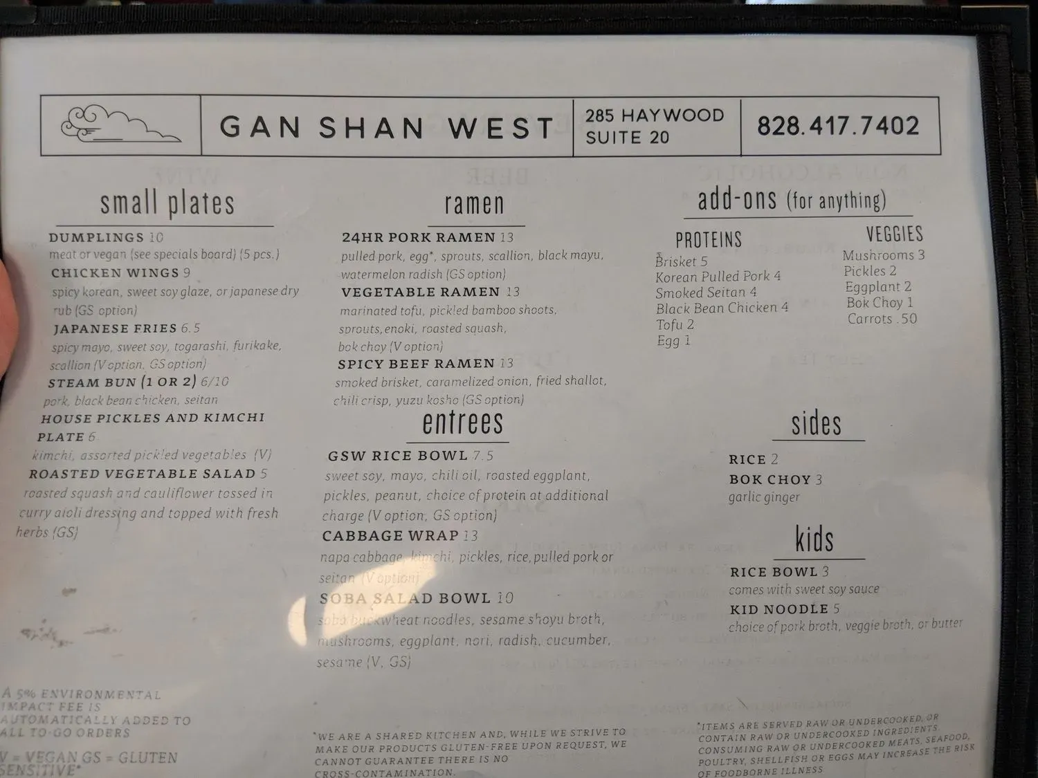 Menu 6