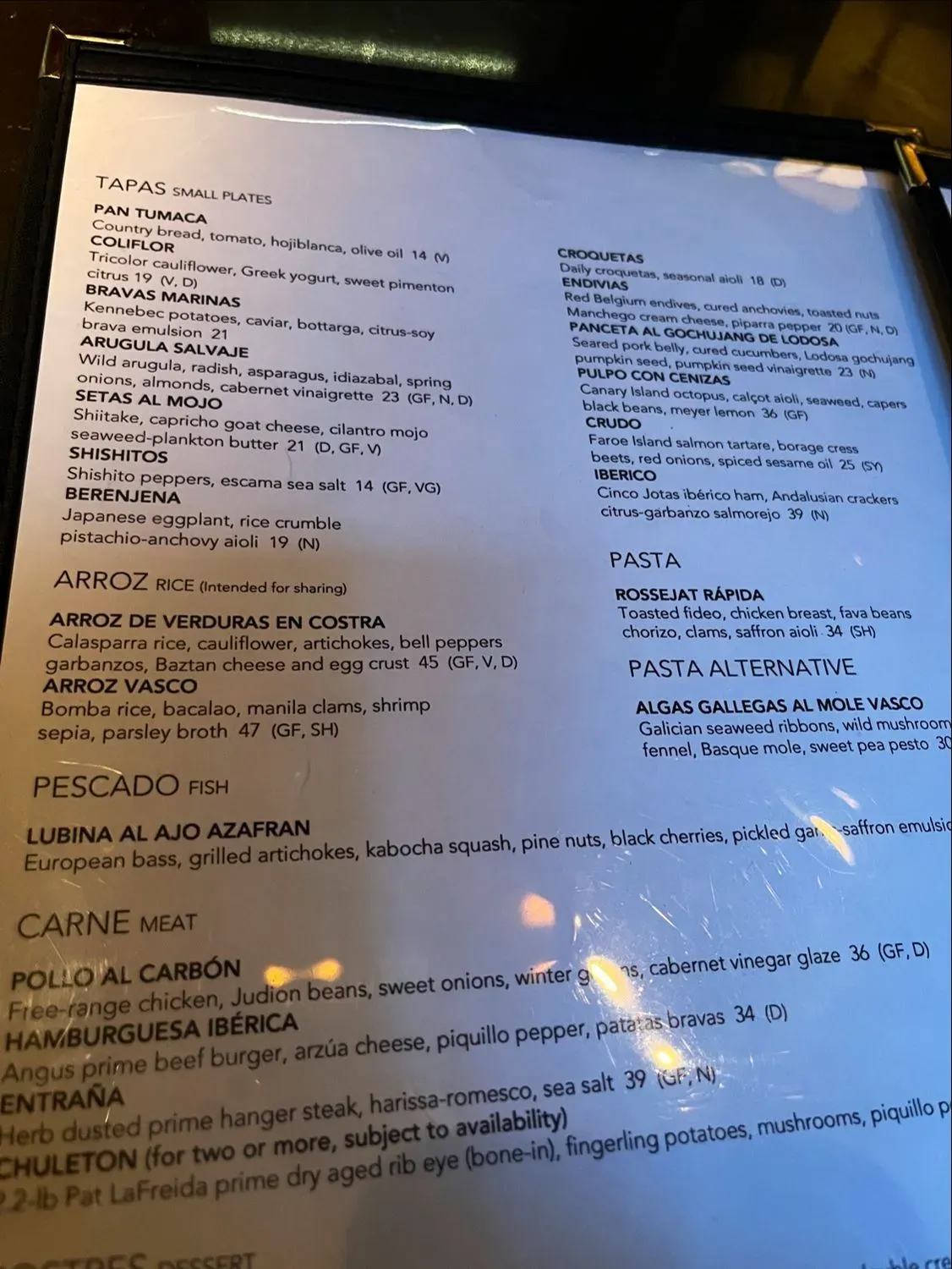 Menu 6