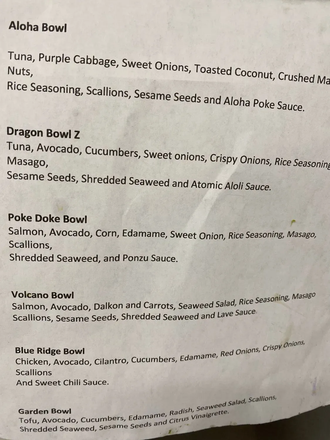 Menu 4