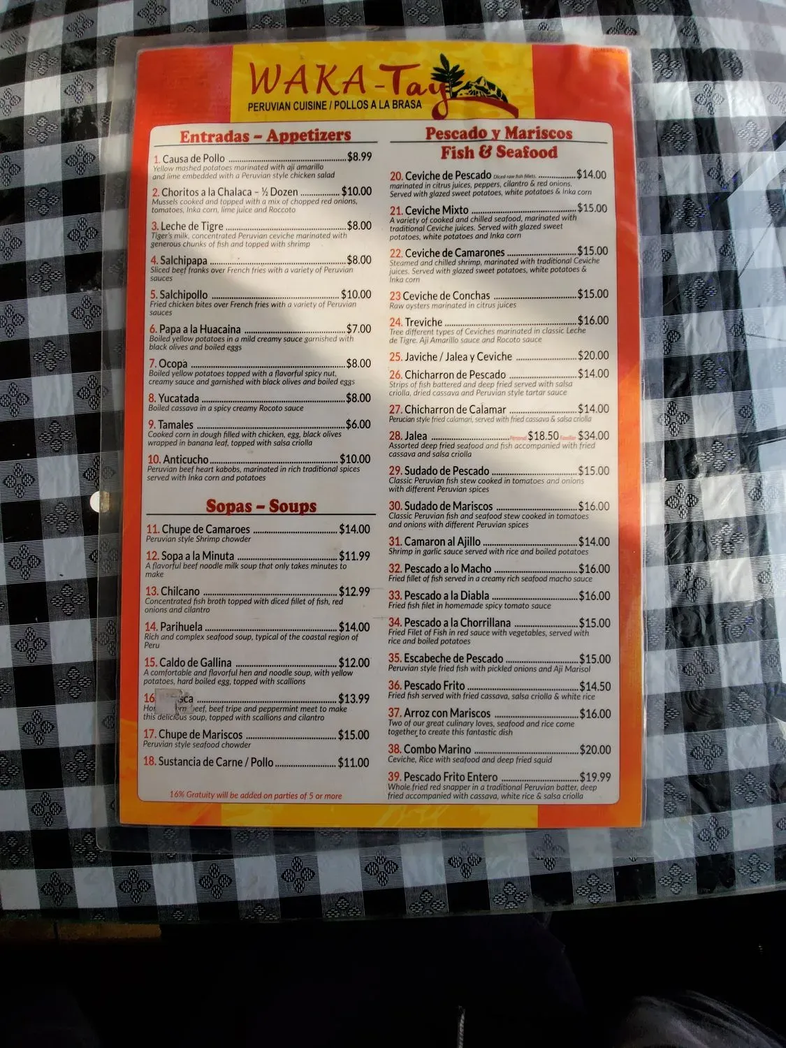 Menu 6