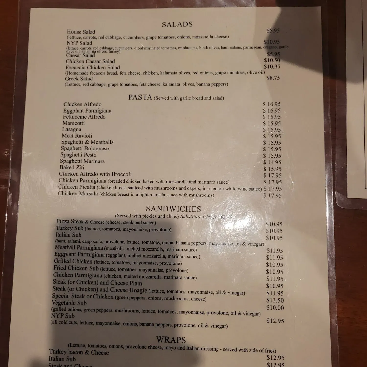 Menu 3