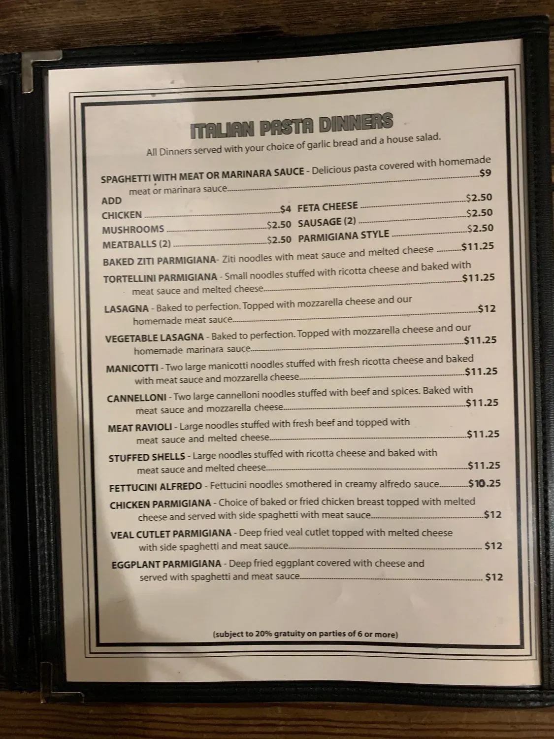 Menu 3