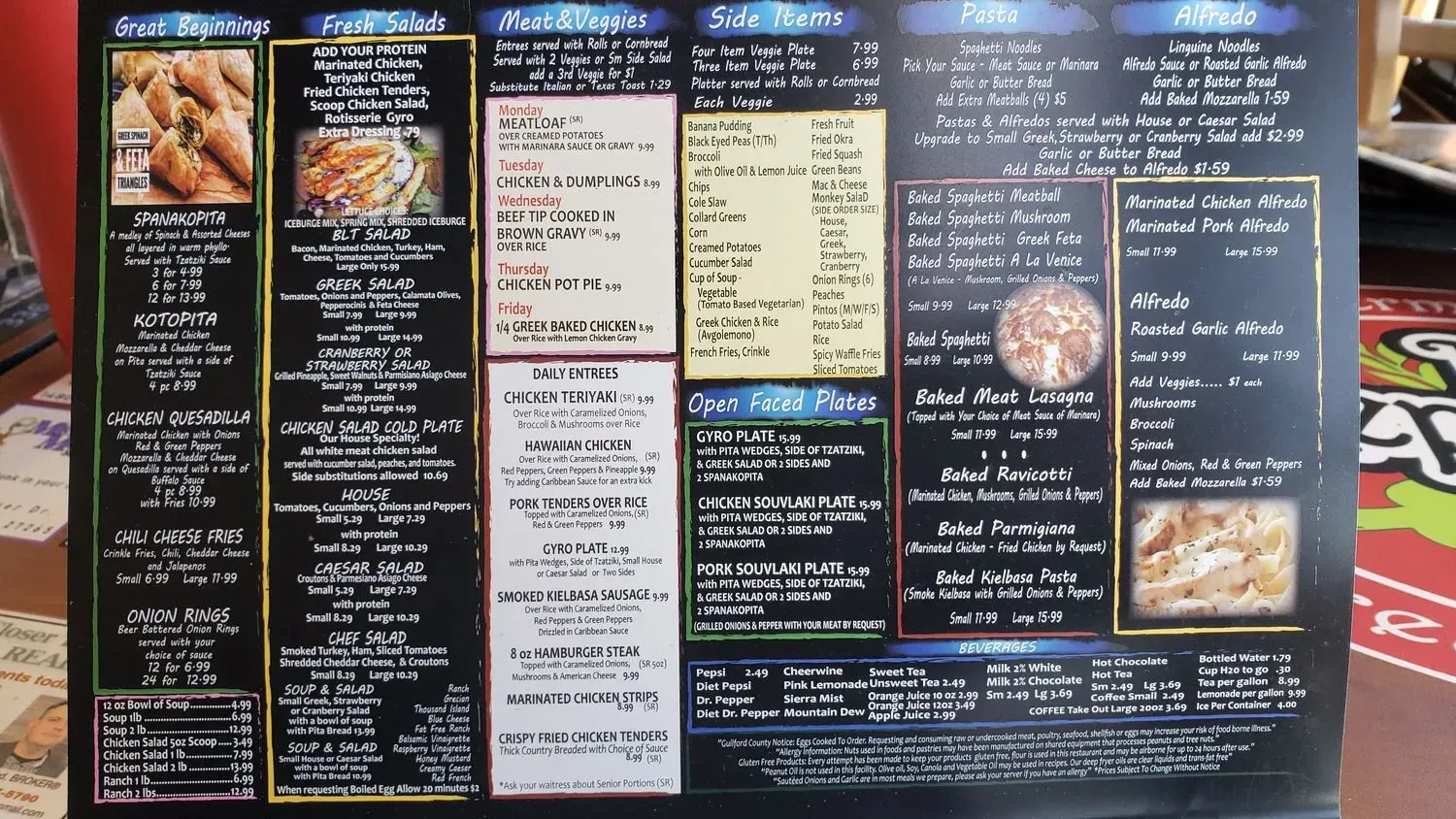 Menu 4