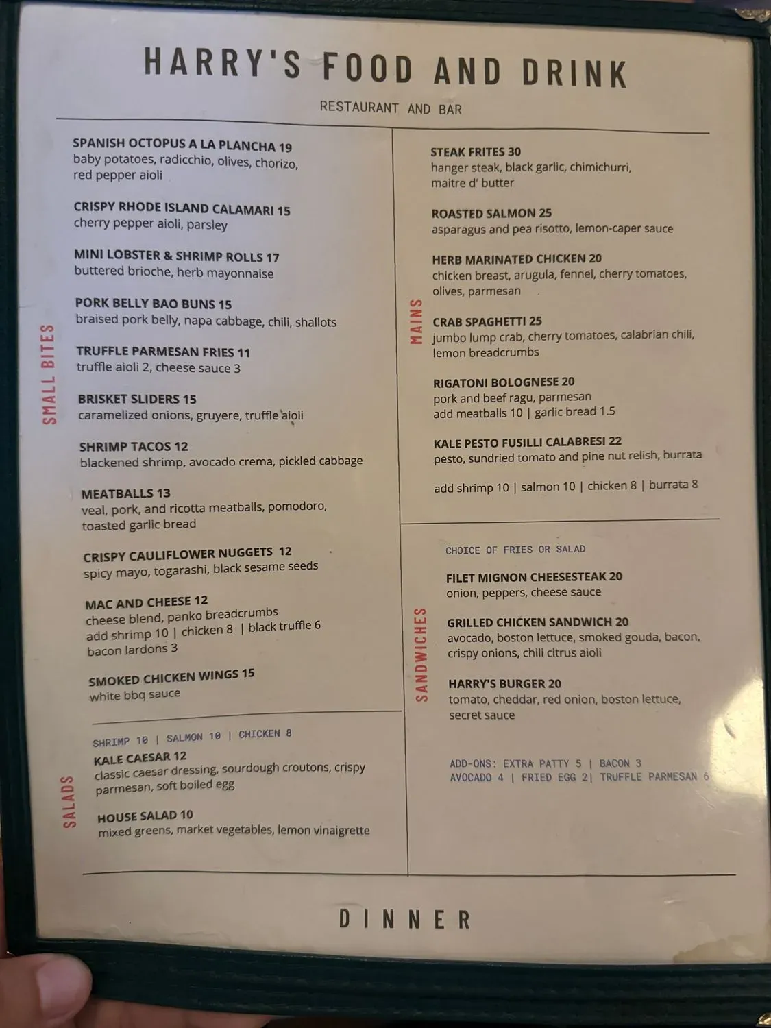 Menu 3