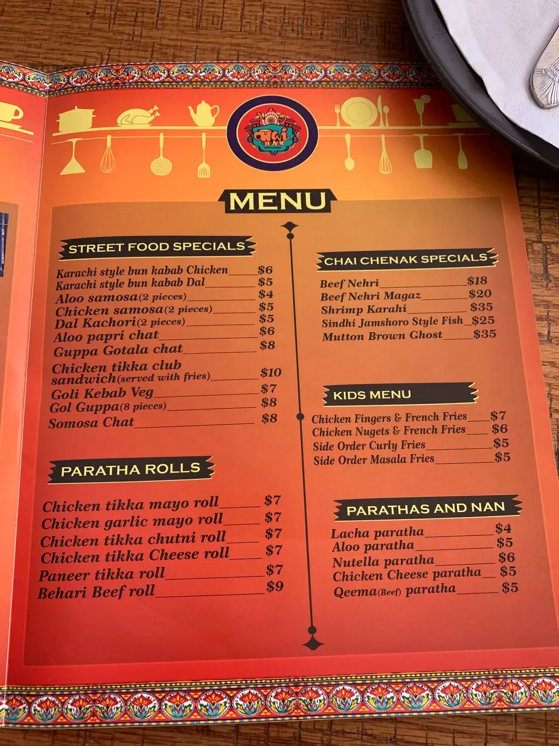 Menu 5