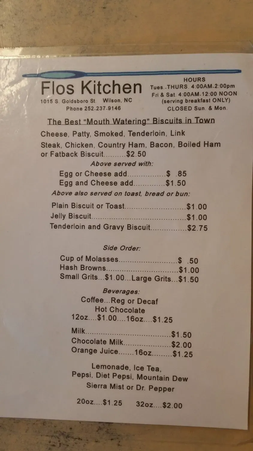 Menu 4