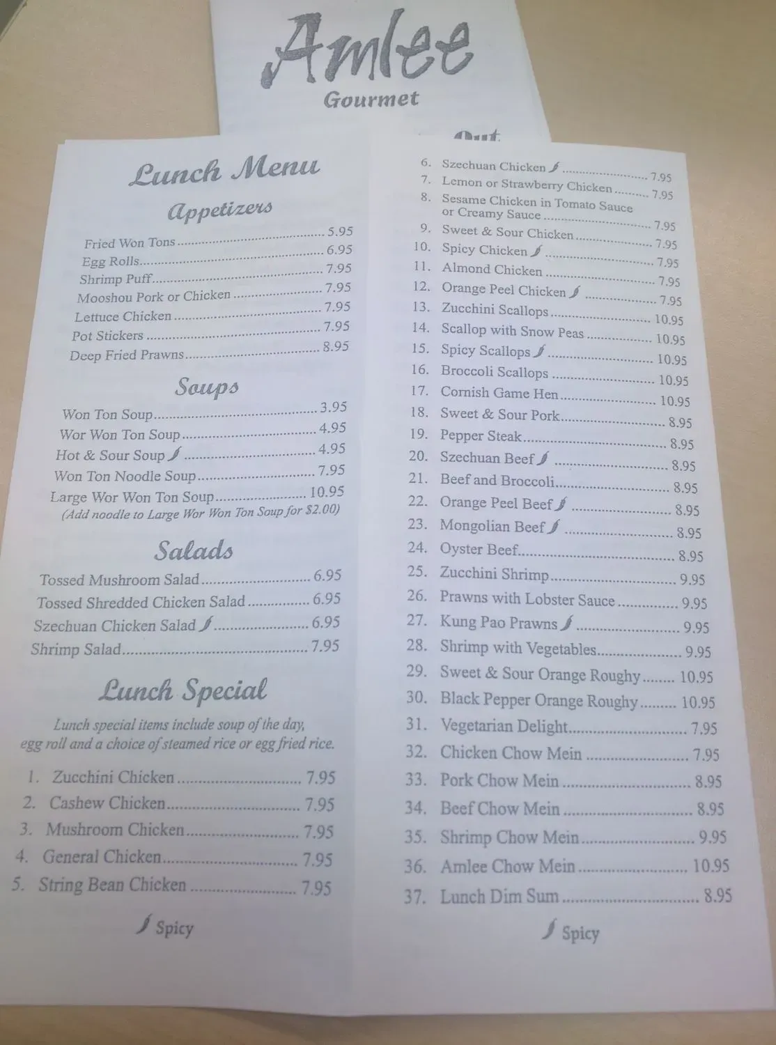 Menu 2