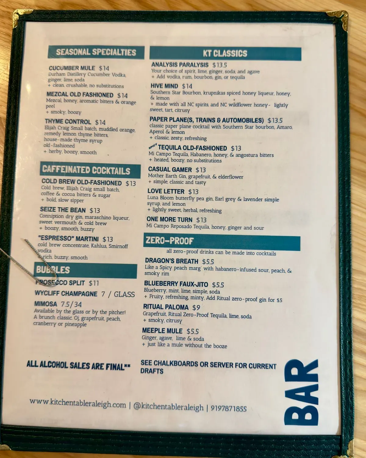 Menu 5