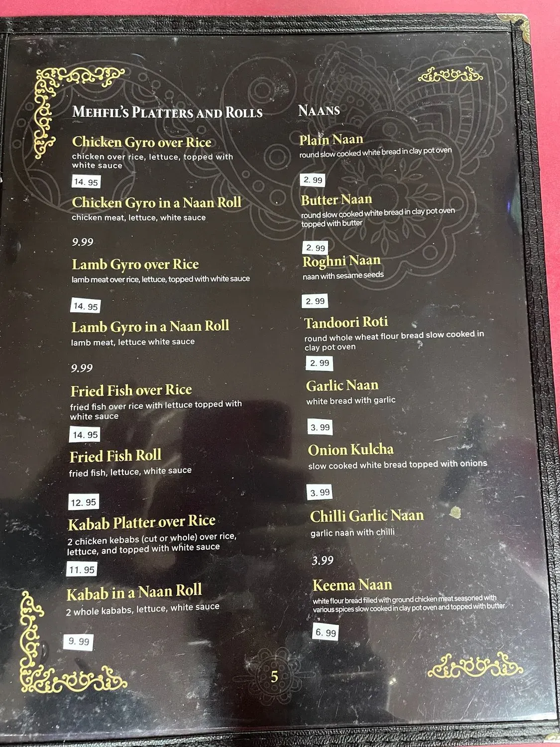 Menu 6