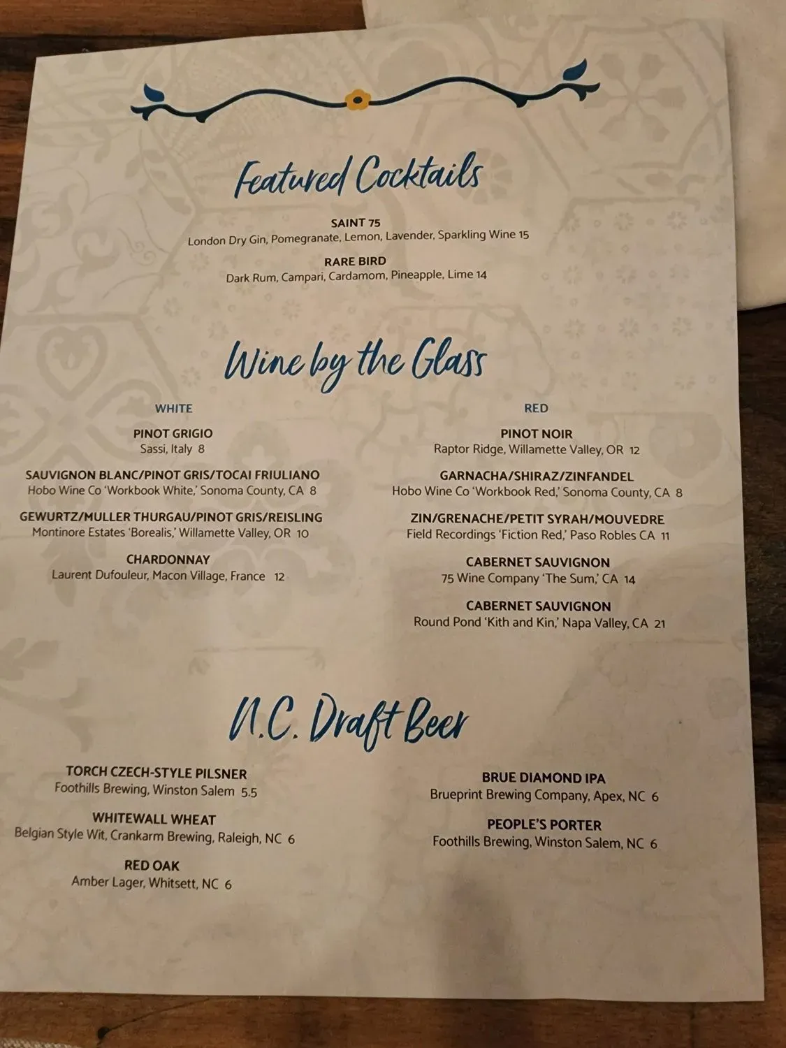 Menu 4