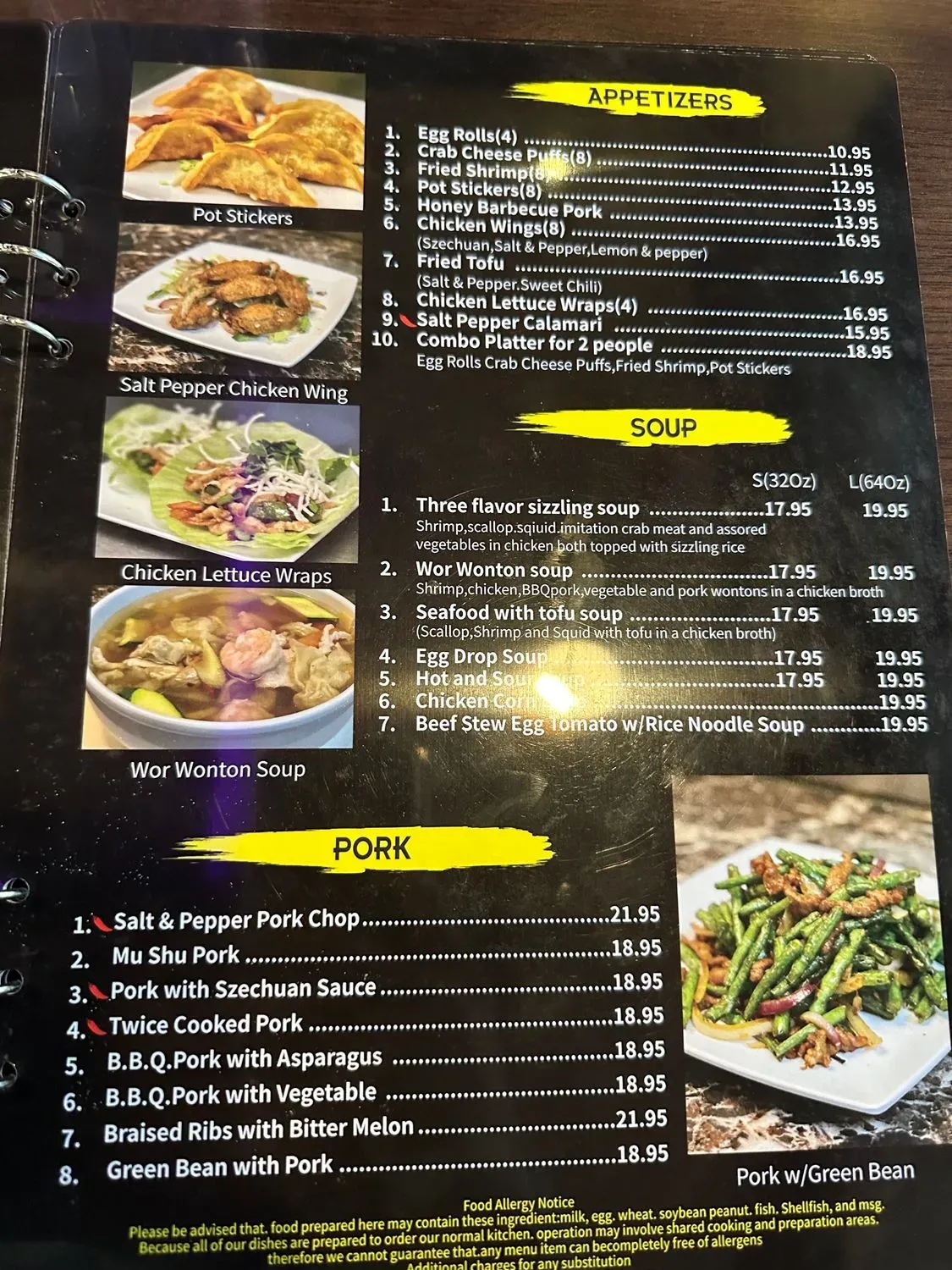 Menu 6