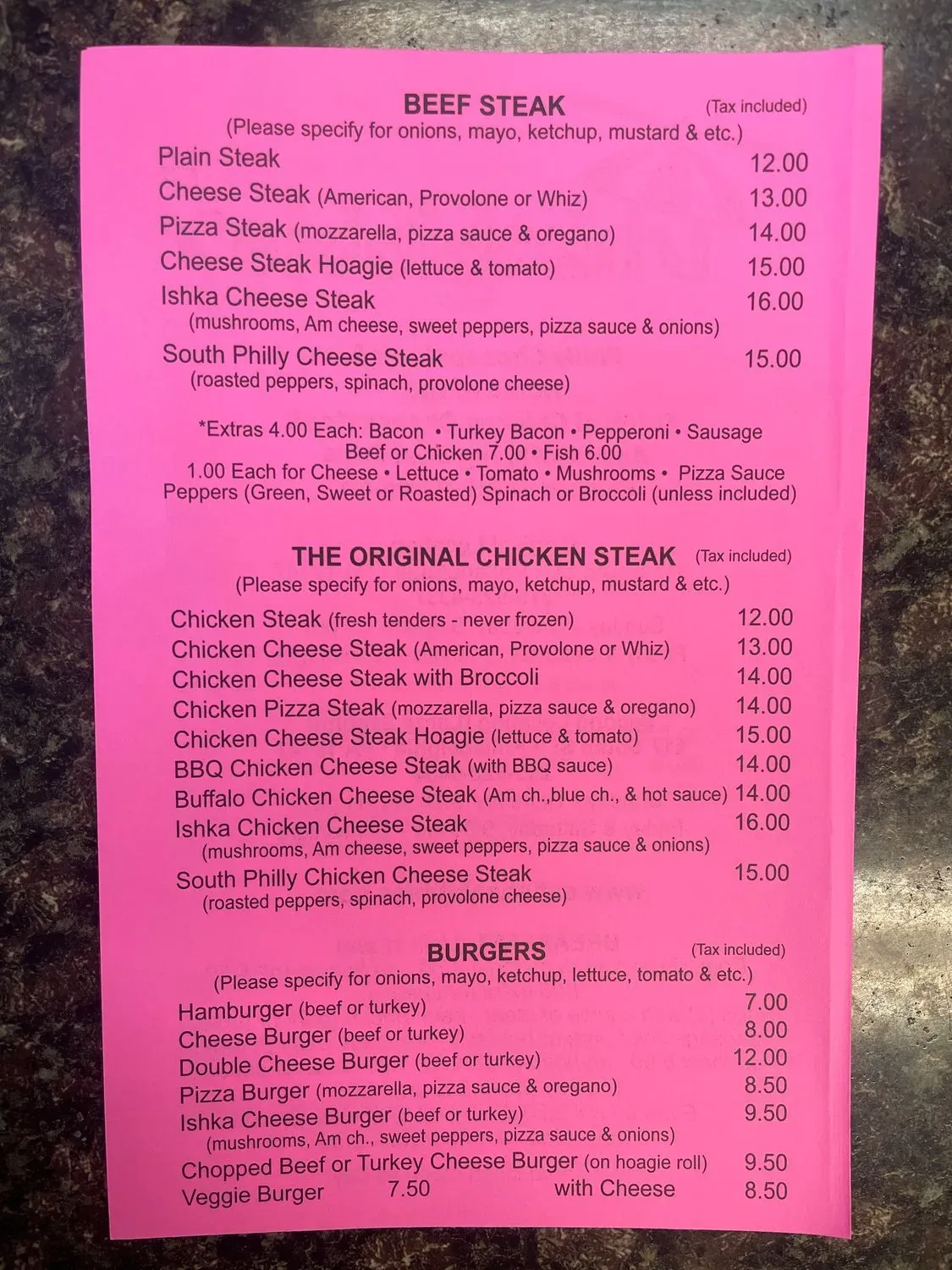 Menu 3