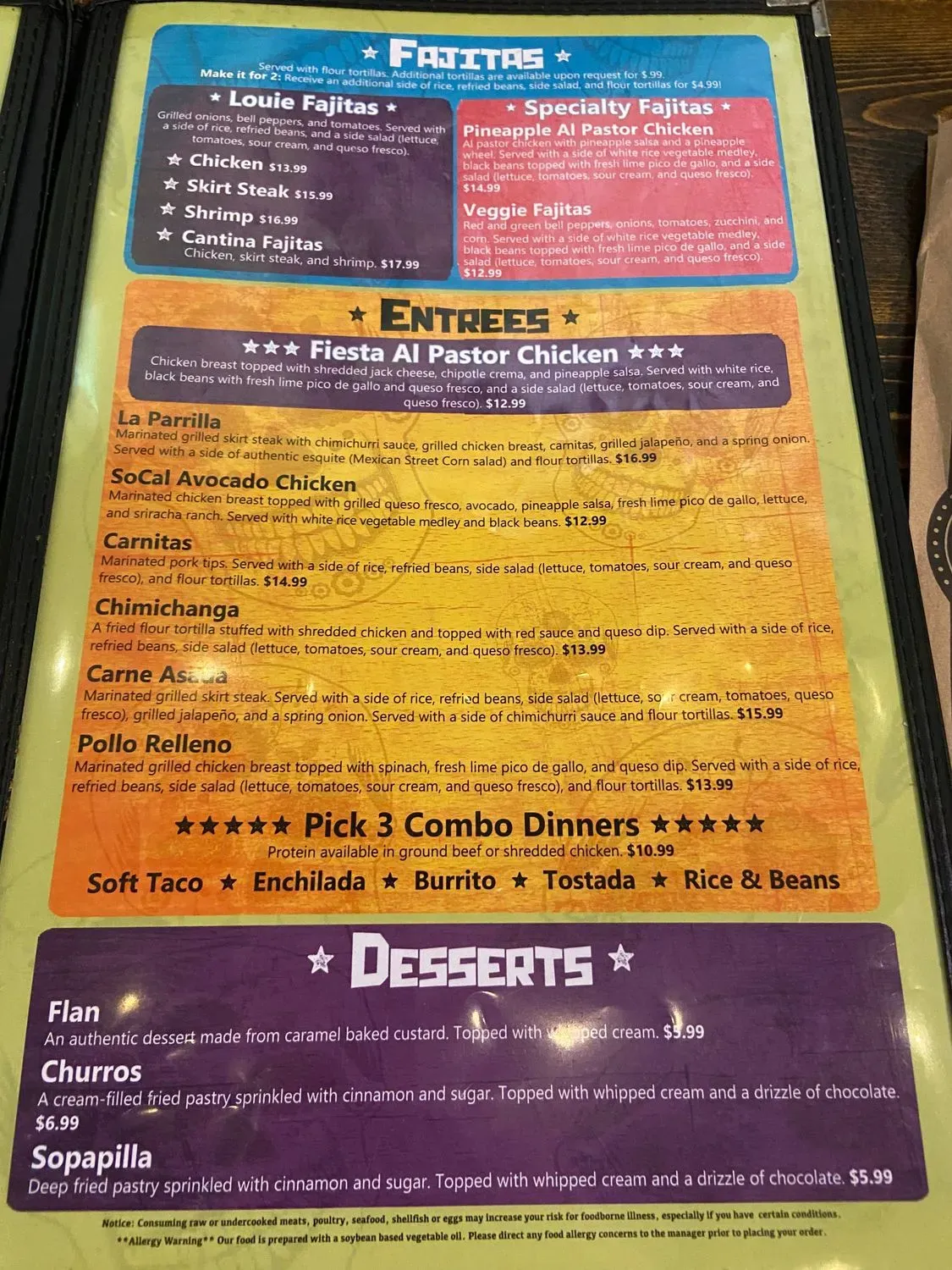 Menu 4