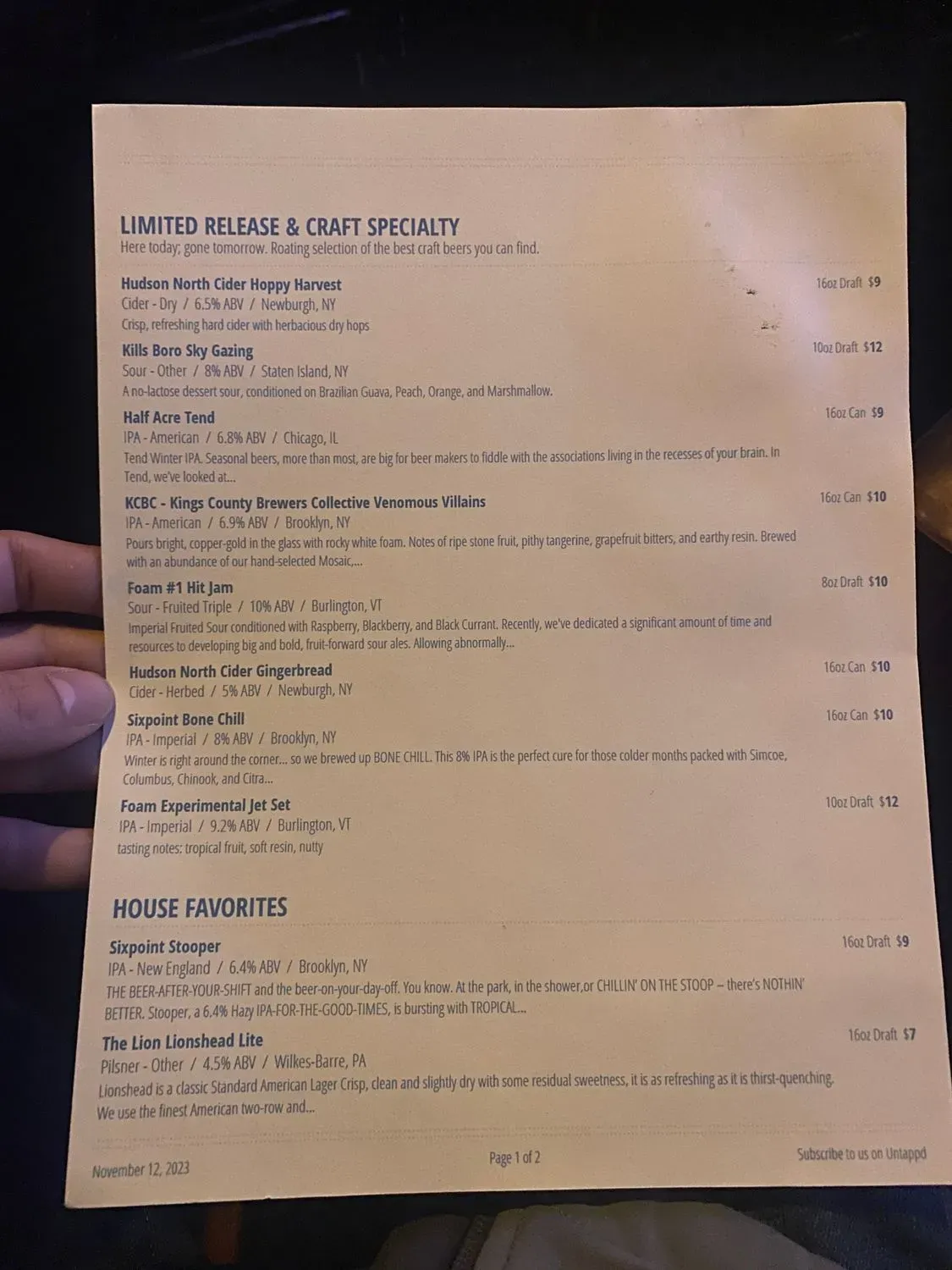 Menu 3