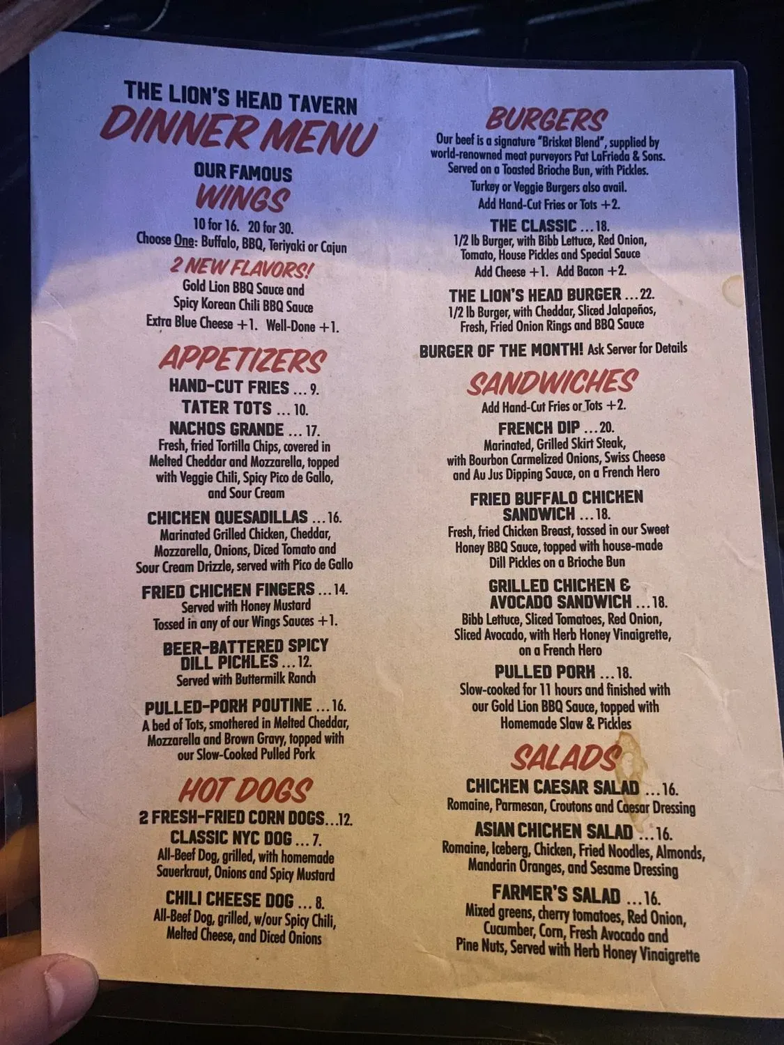 Menu 2