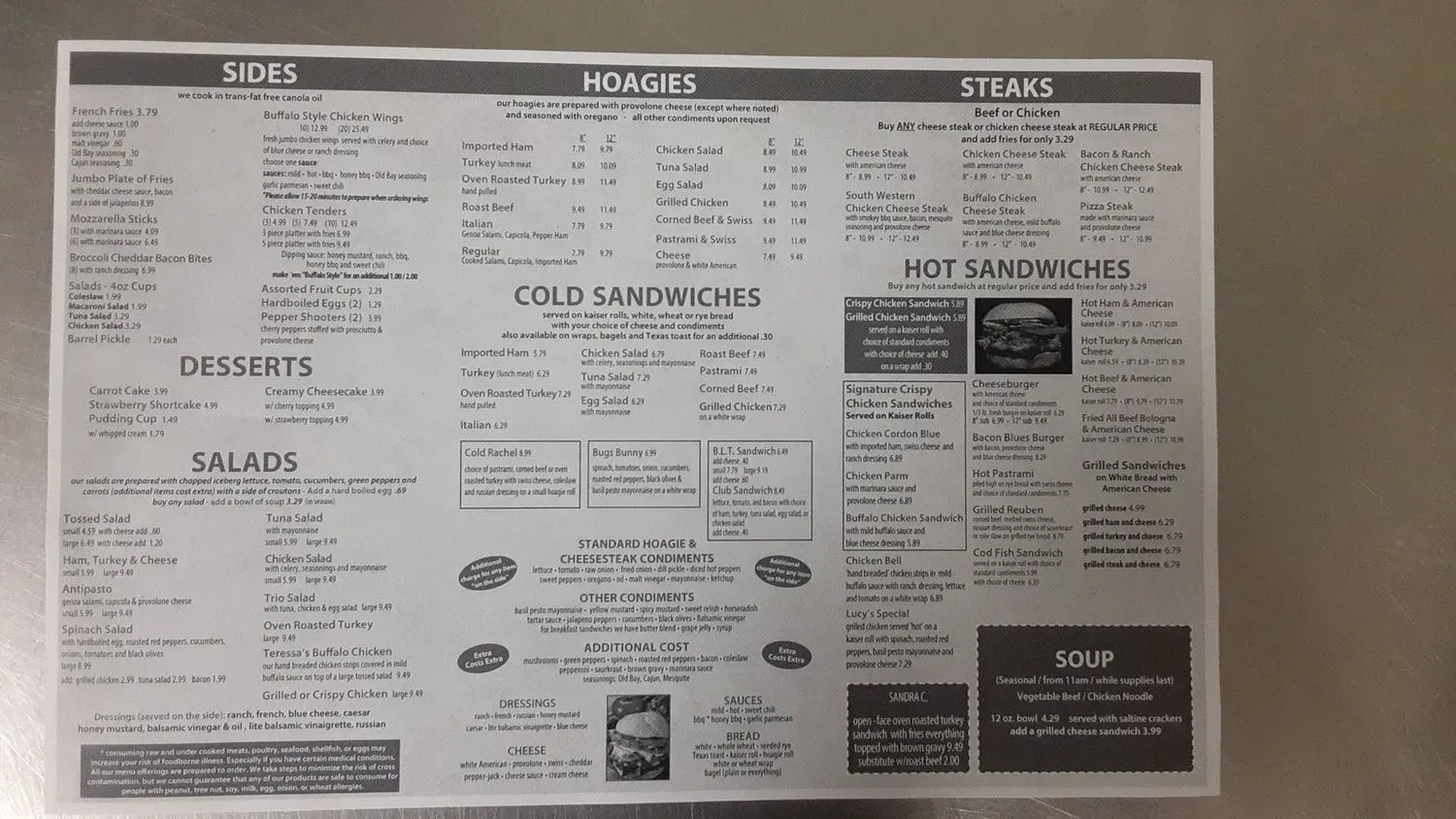 Menu 3