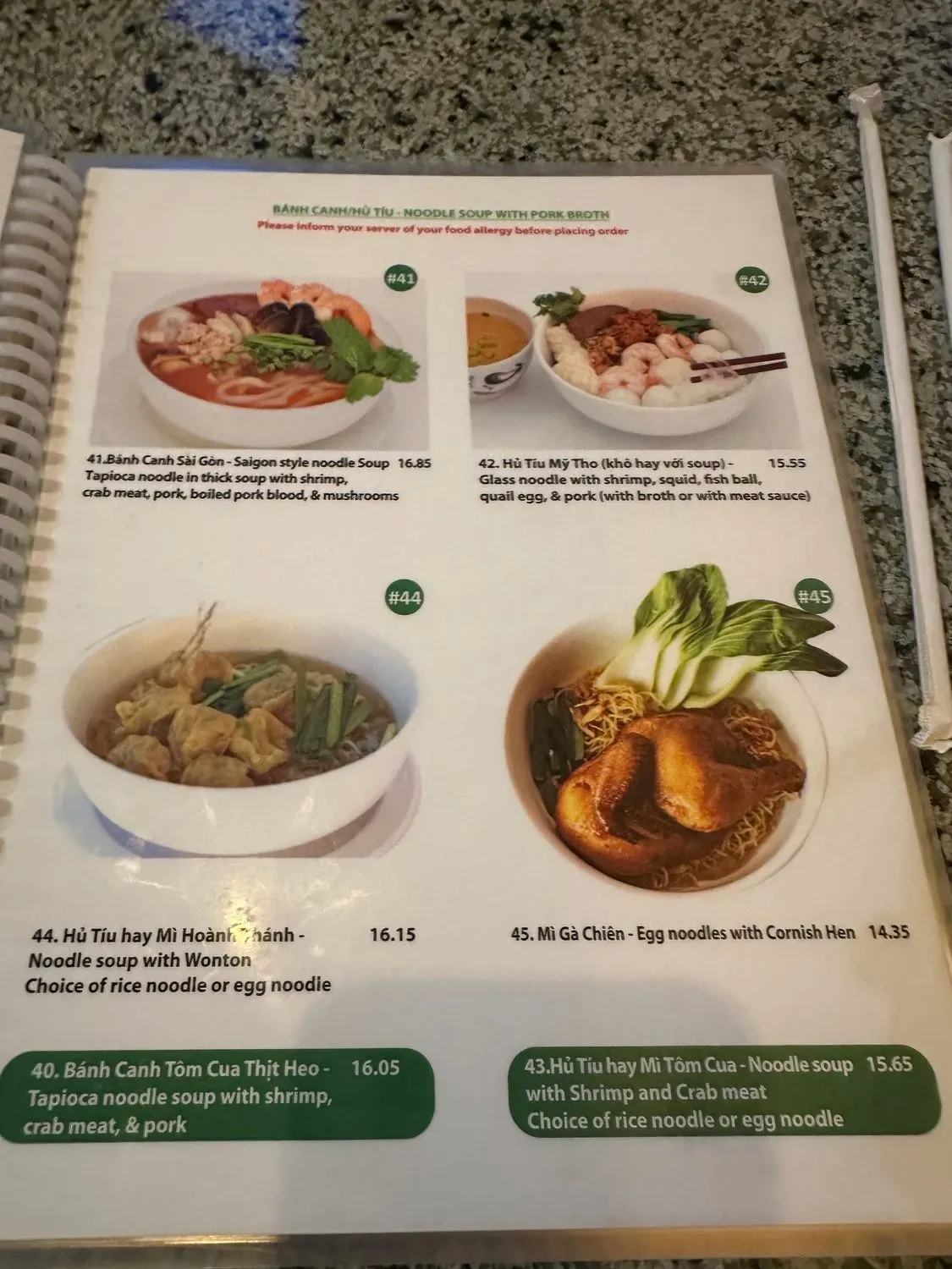 Menu 4