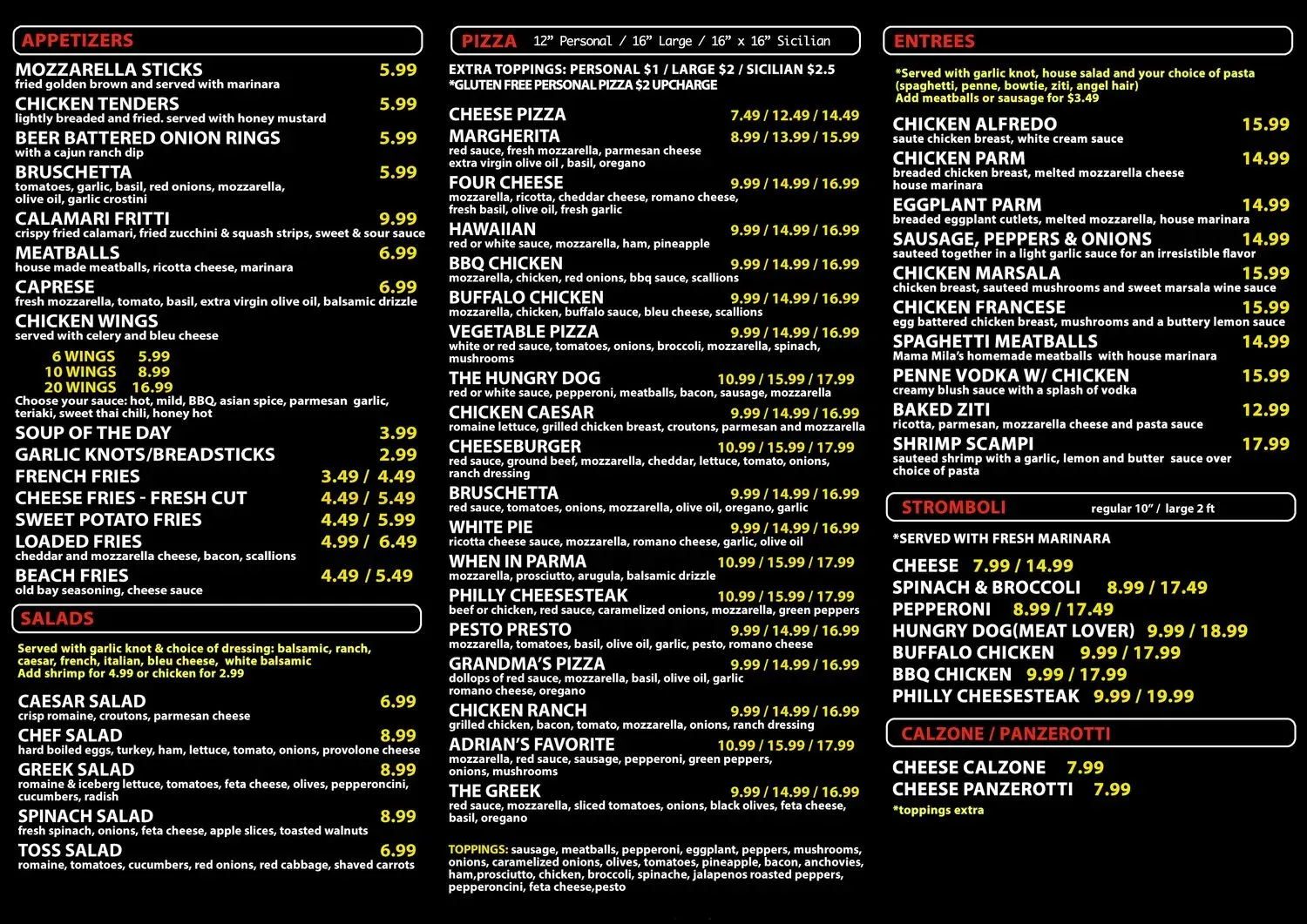 Menu 6