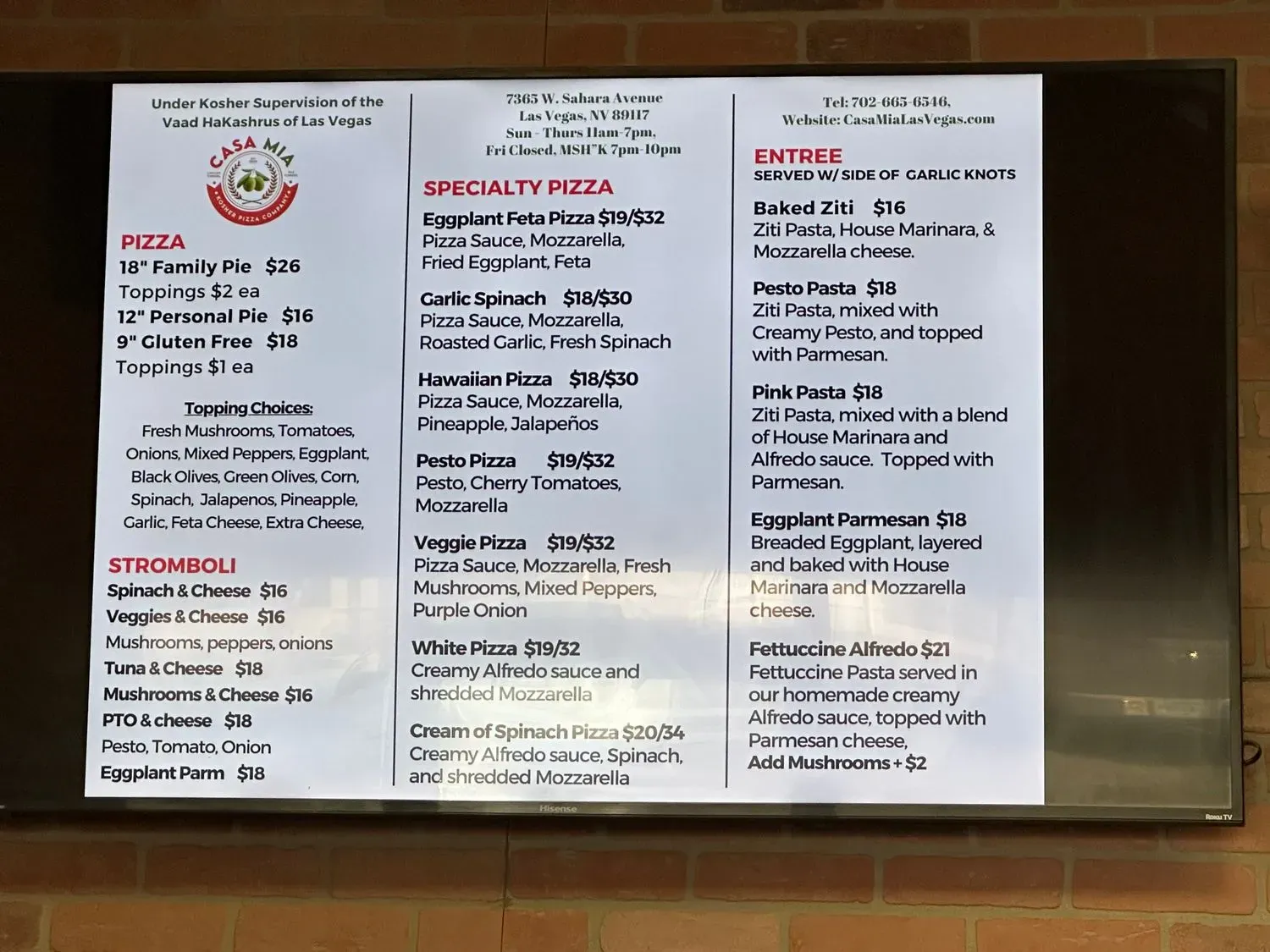 Menu 2