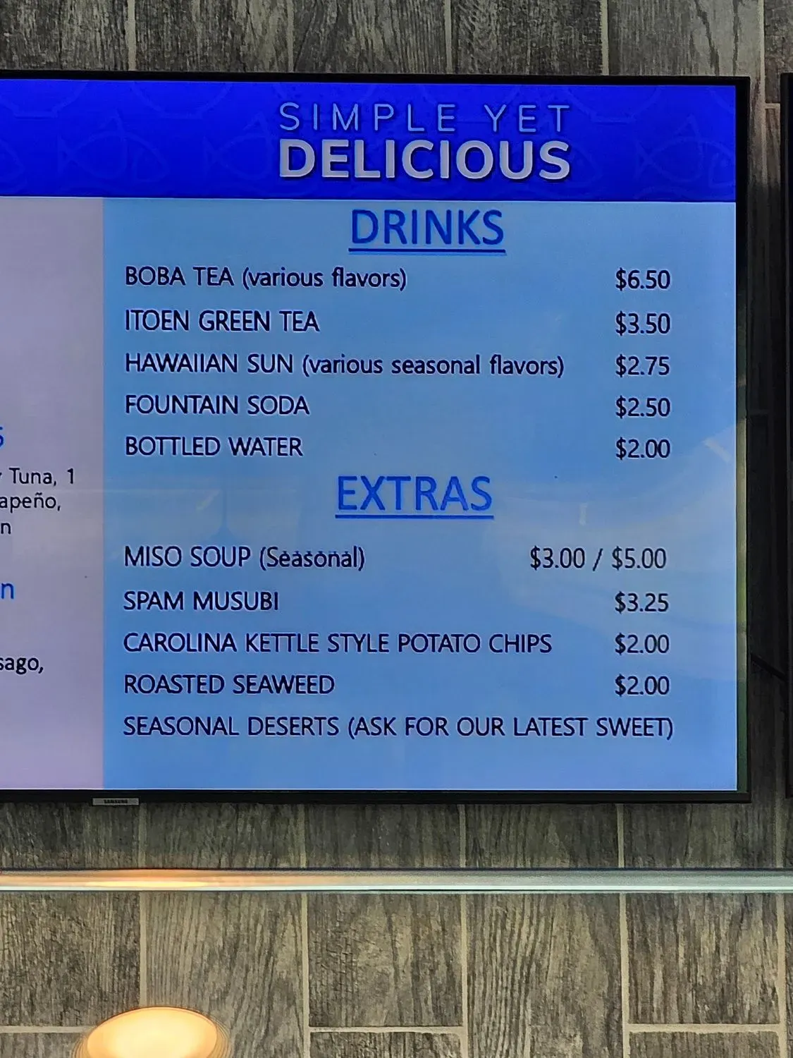 Menu 5