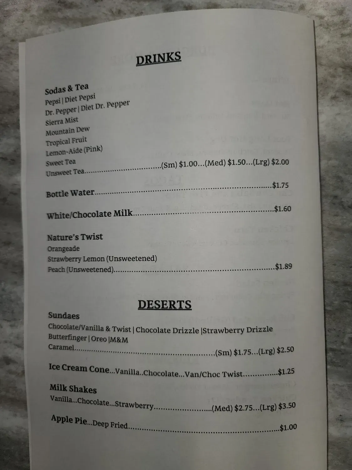 Menu 6