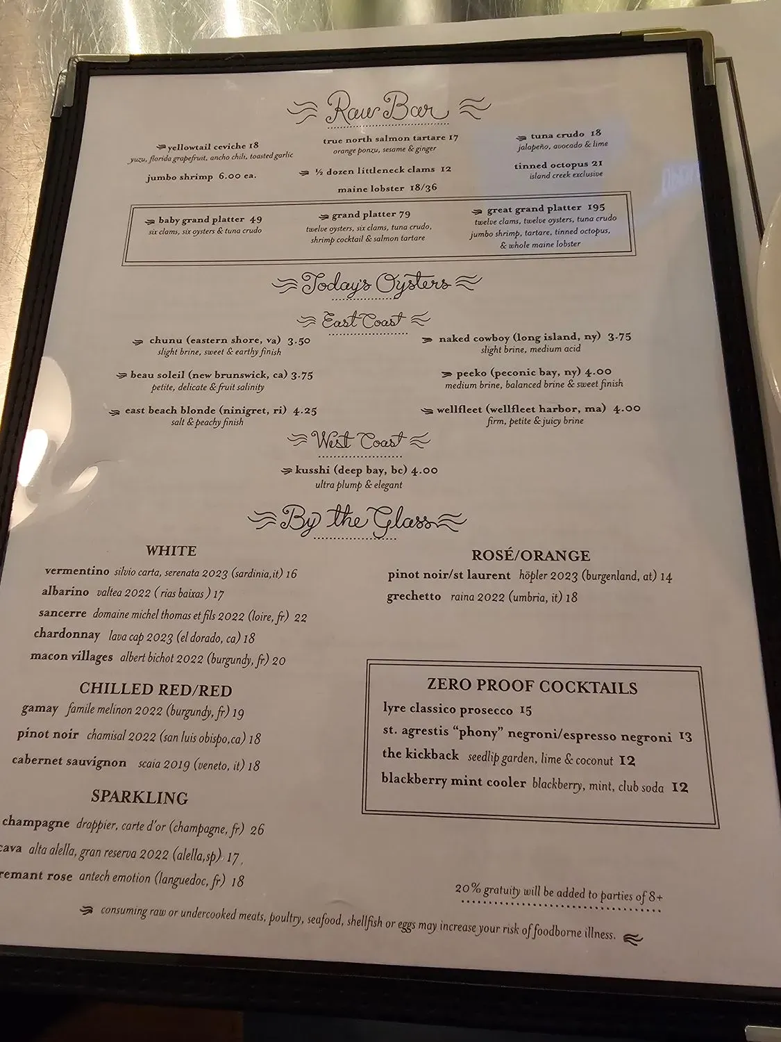 Menu 5