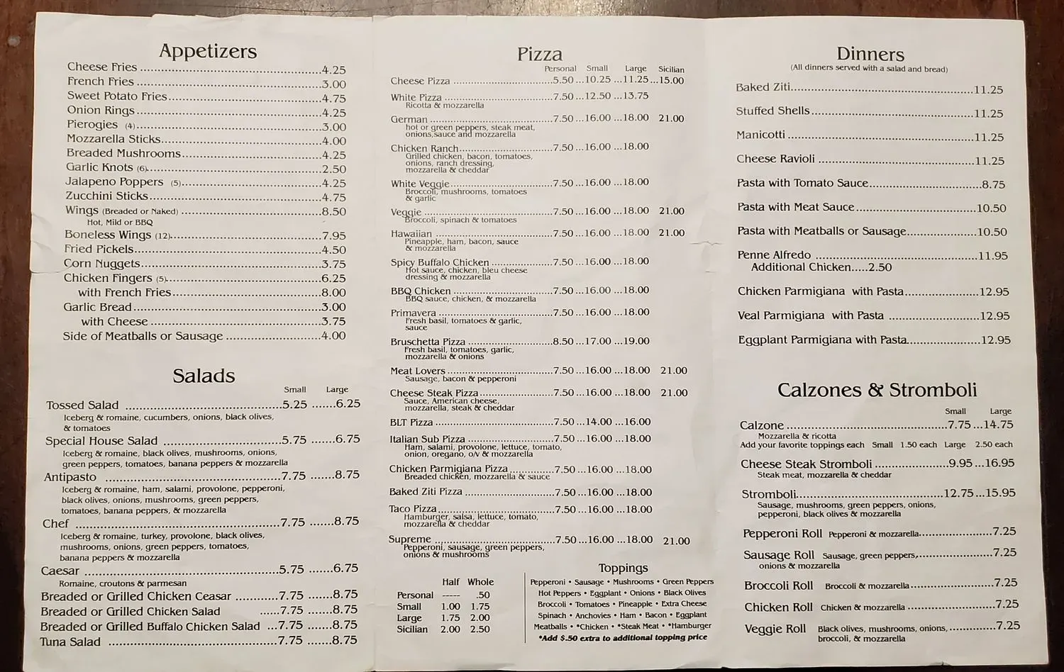 Menu 4