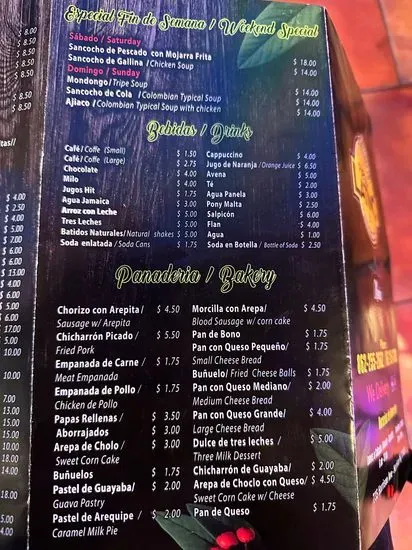 Menu 6