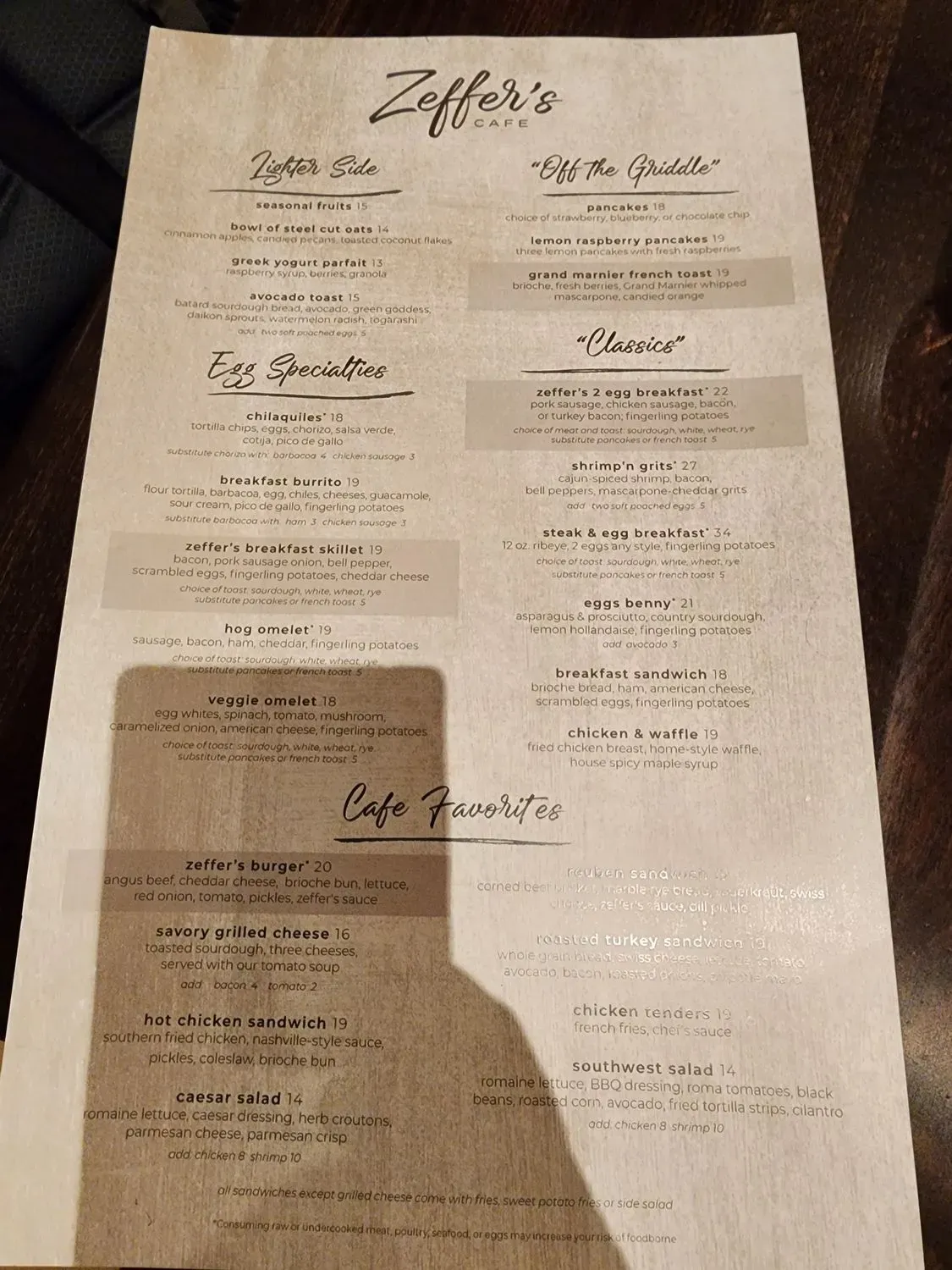 Menu 5