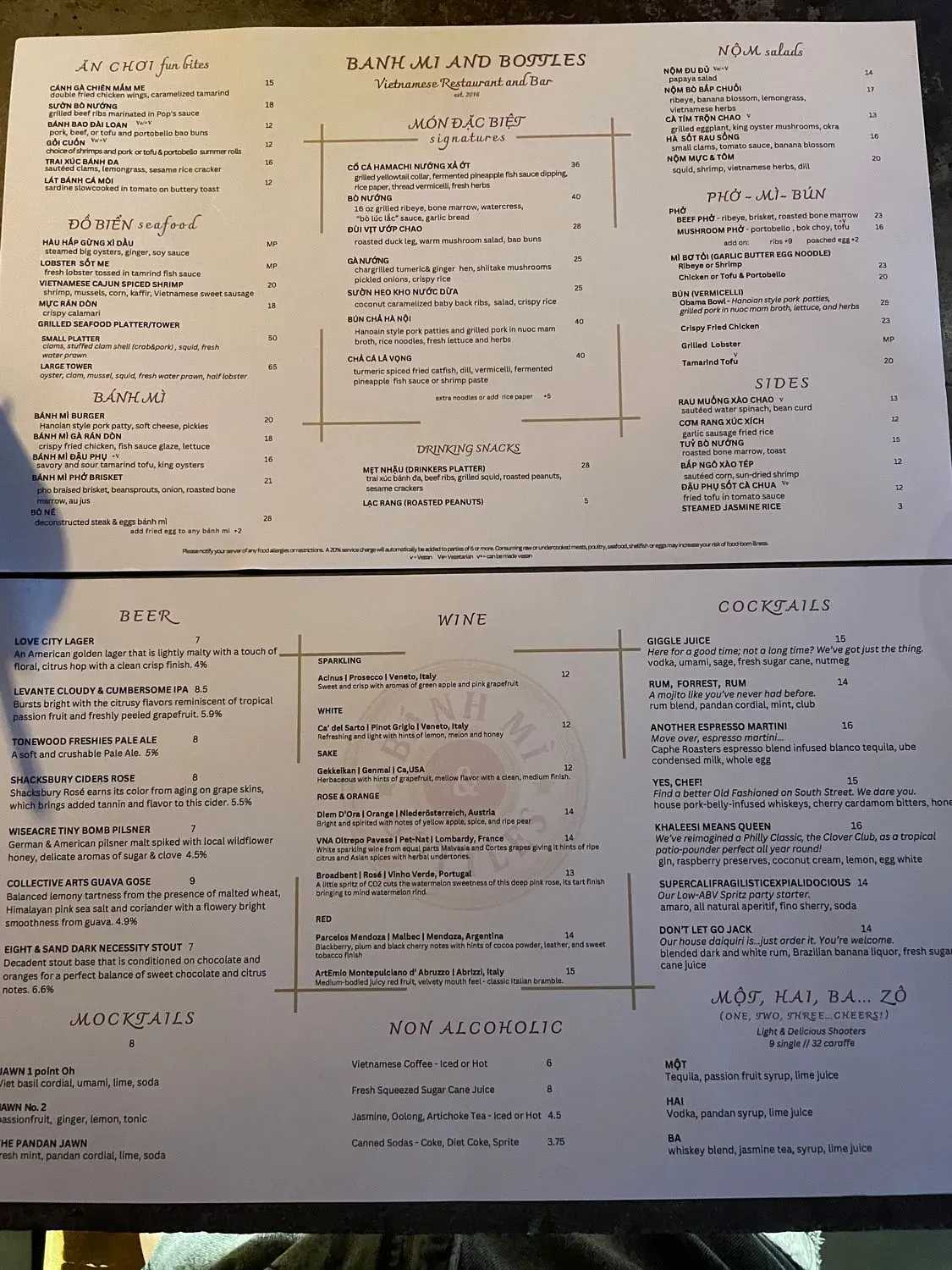 Menu 6