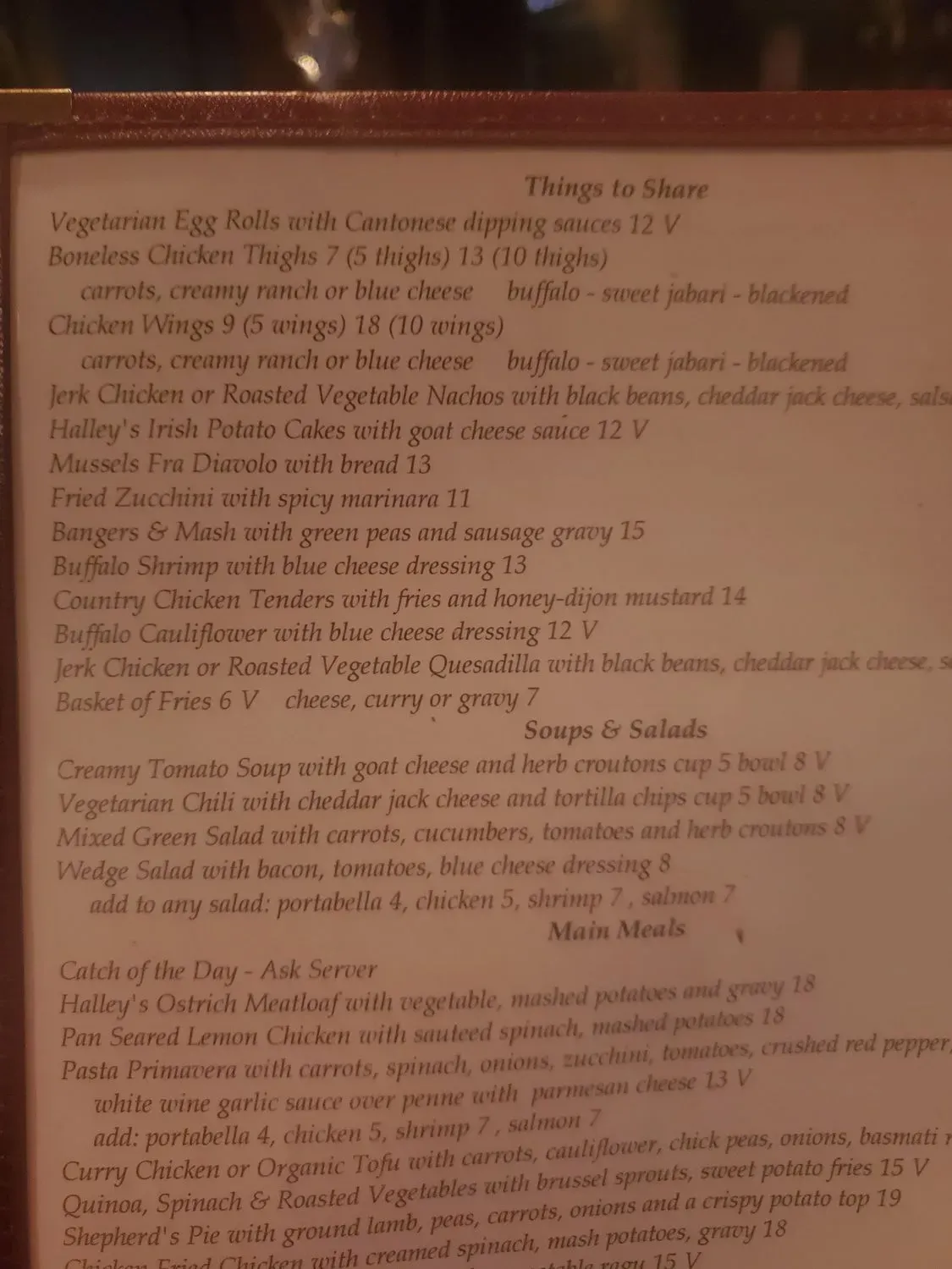 Menu 5