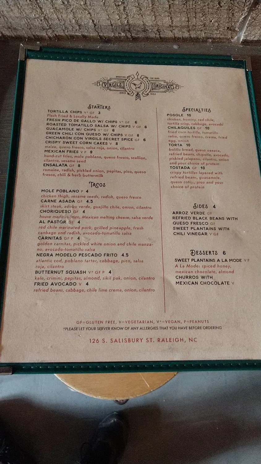 Menu 4