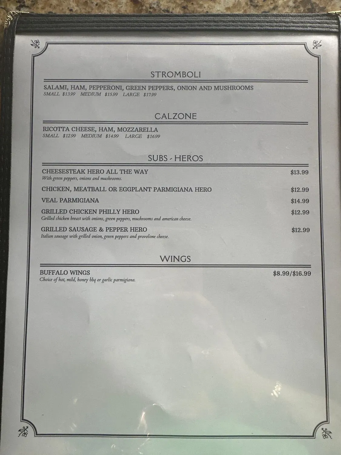 Menu 6