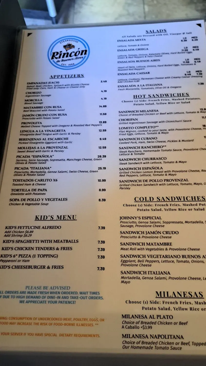 Menu 5