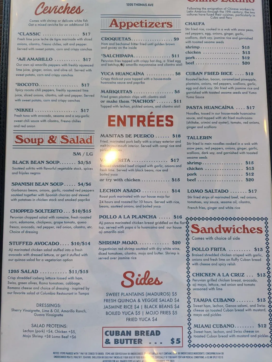 Menu 5