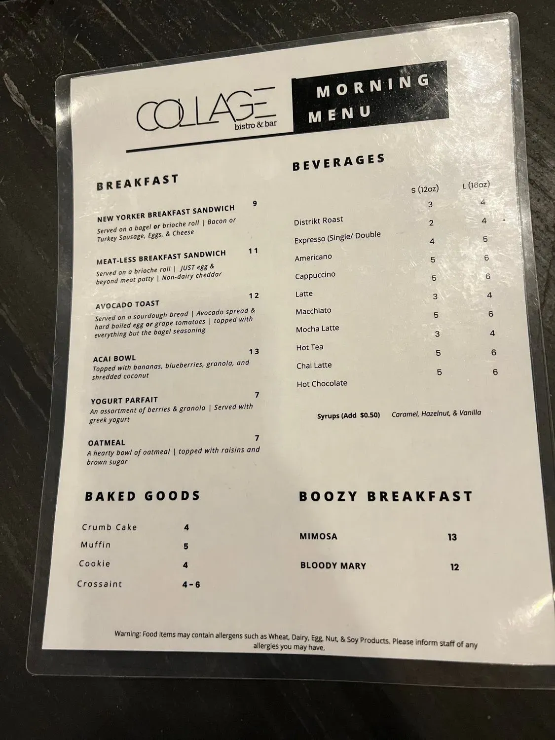 Menu 2