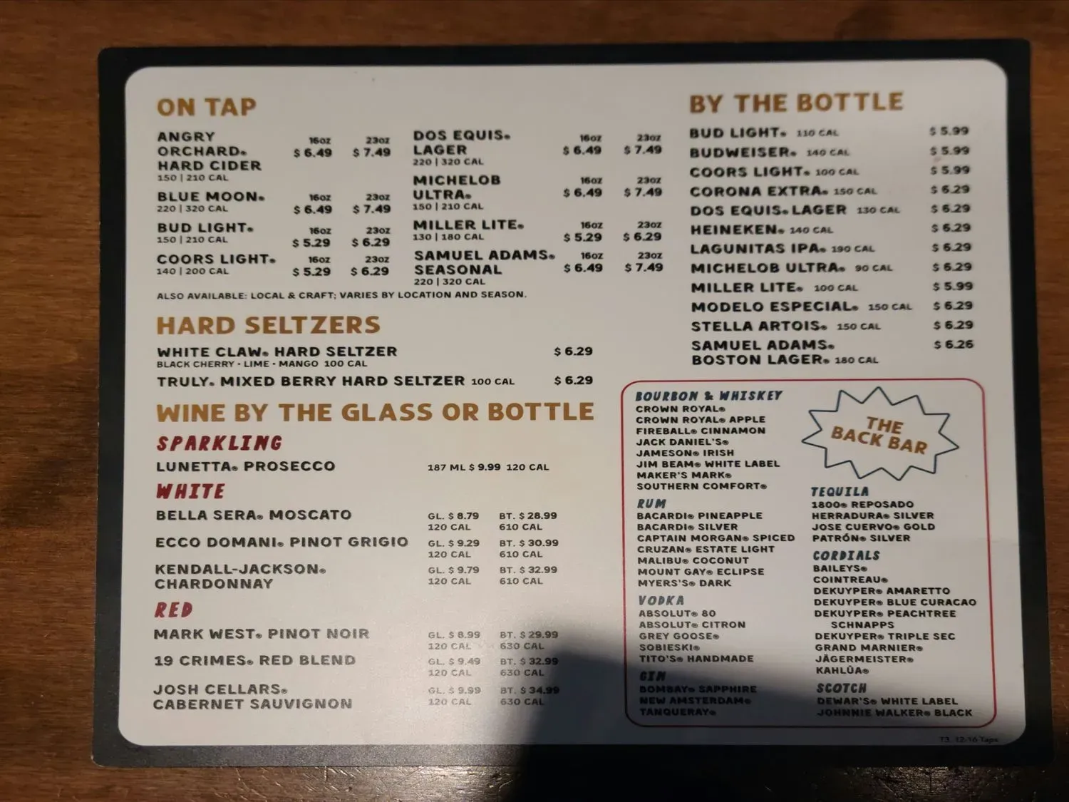 Menu 2