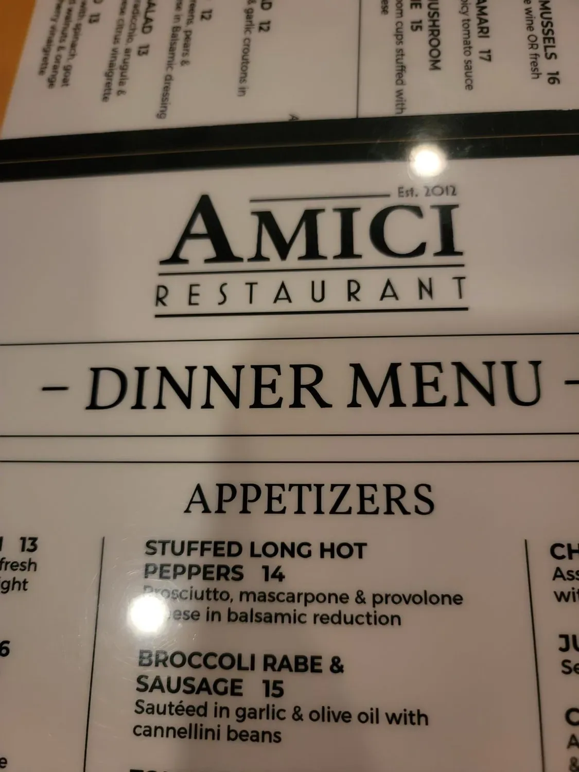 Menu 5