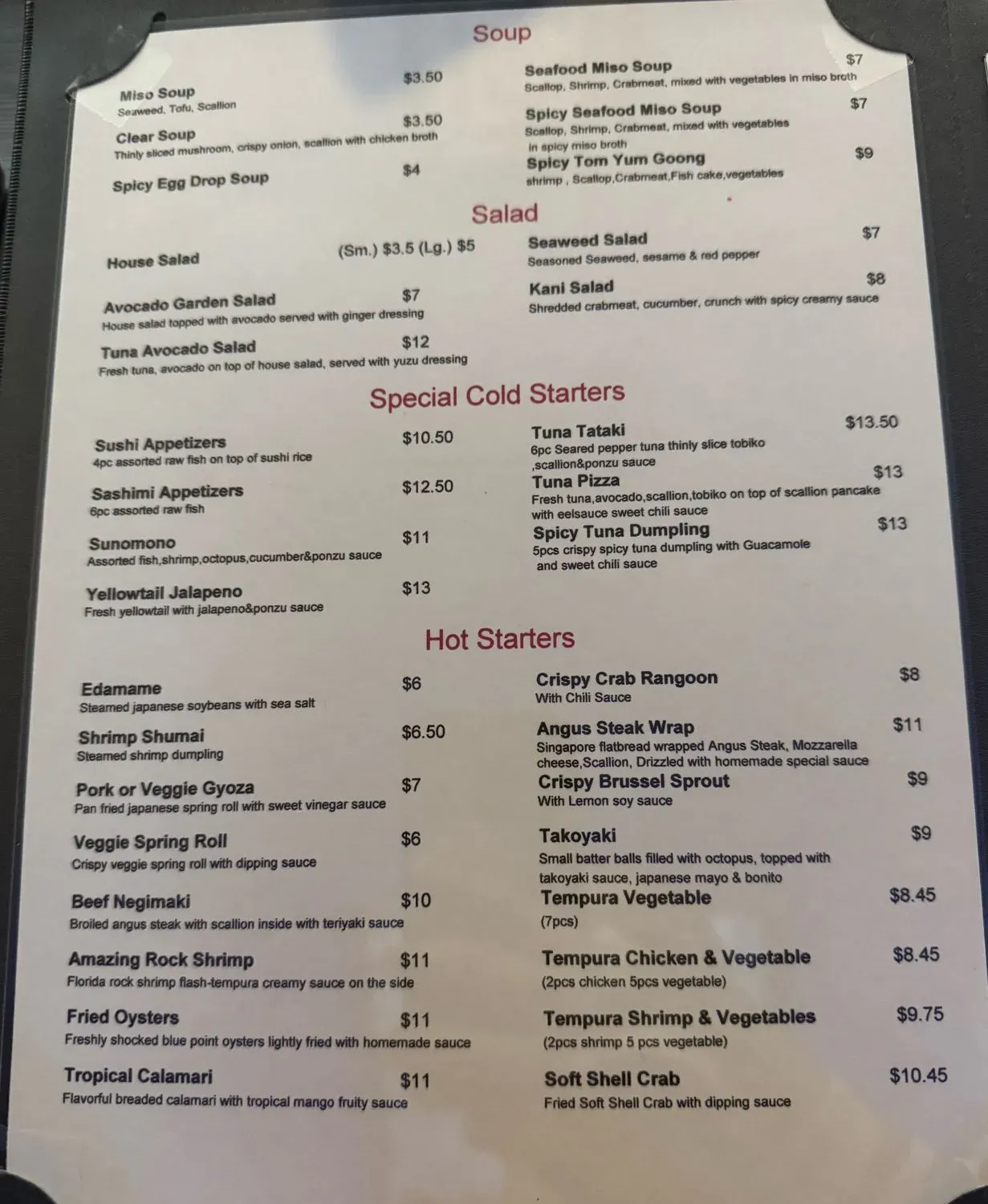 Menu 4