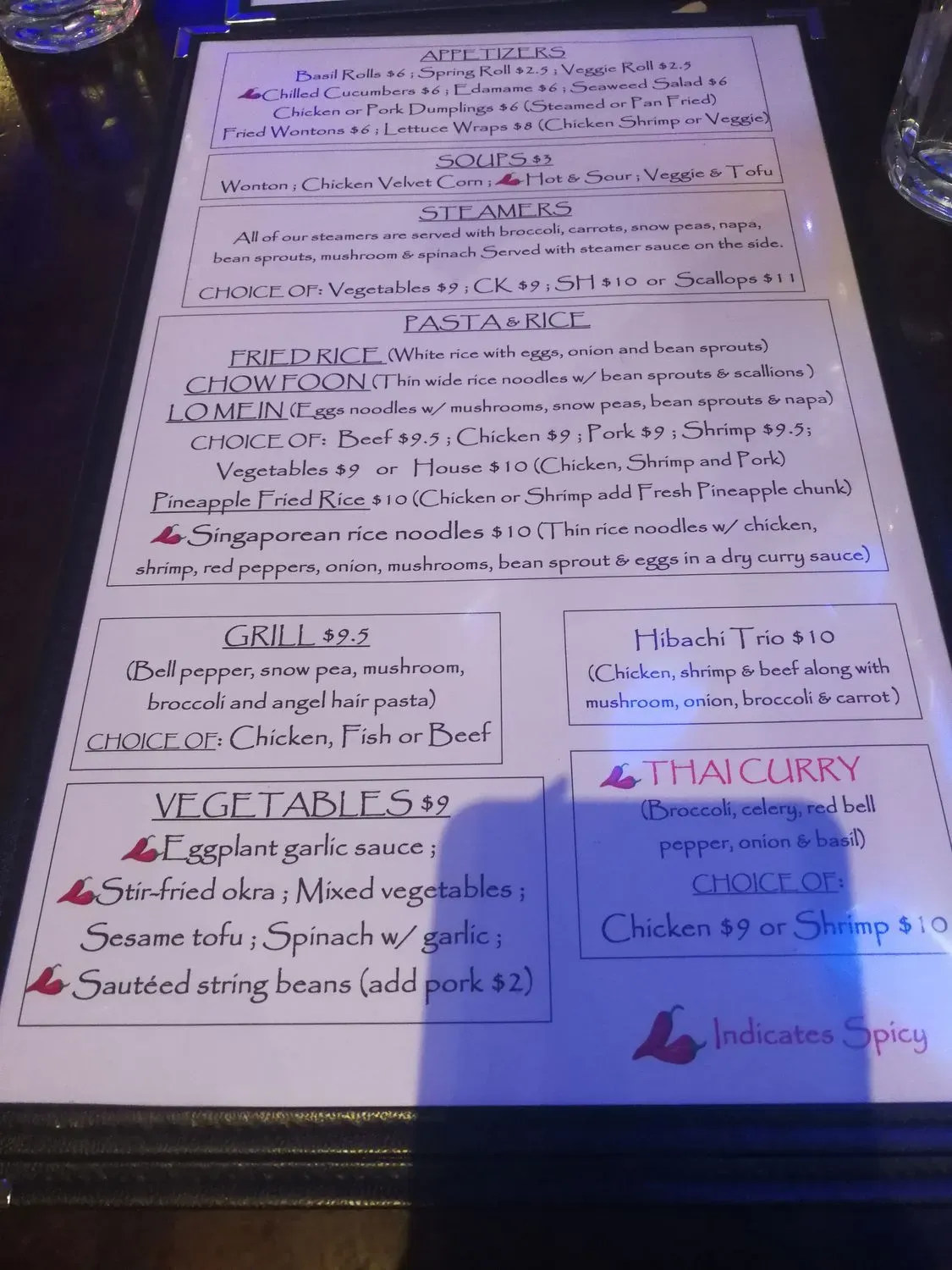 Menu 6