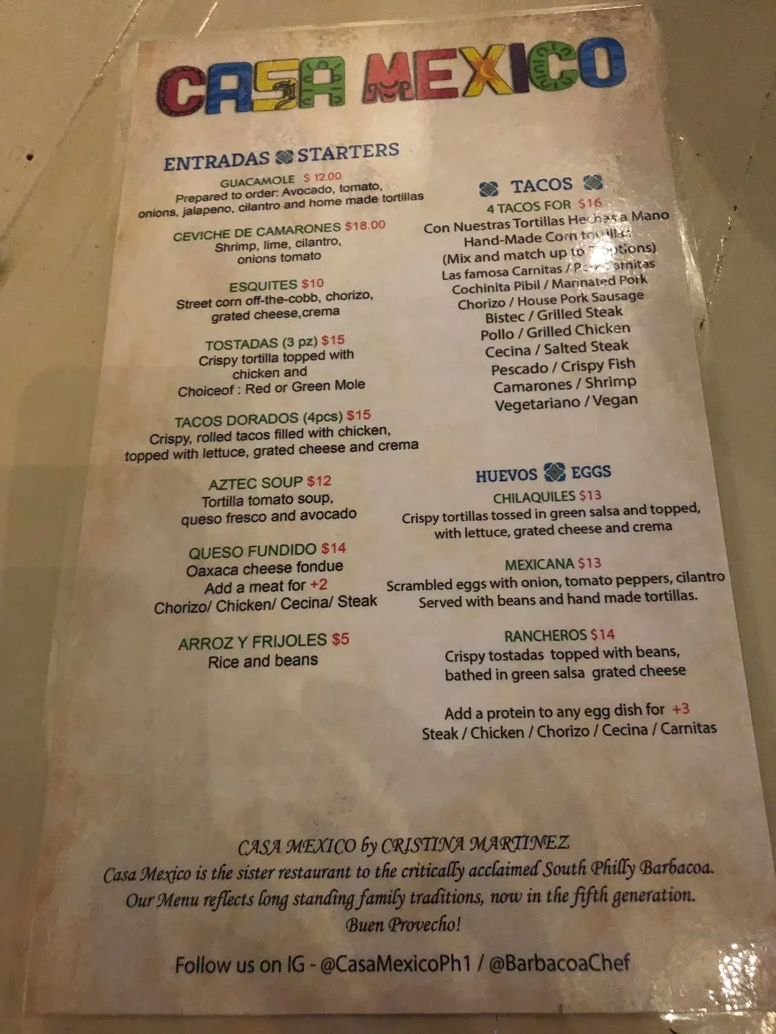 Menu 5