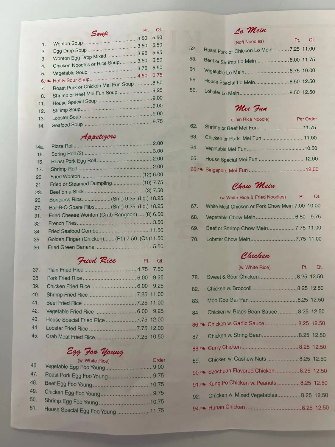 Menu 2