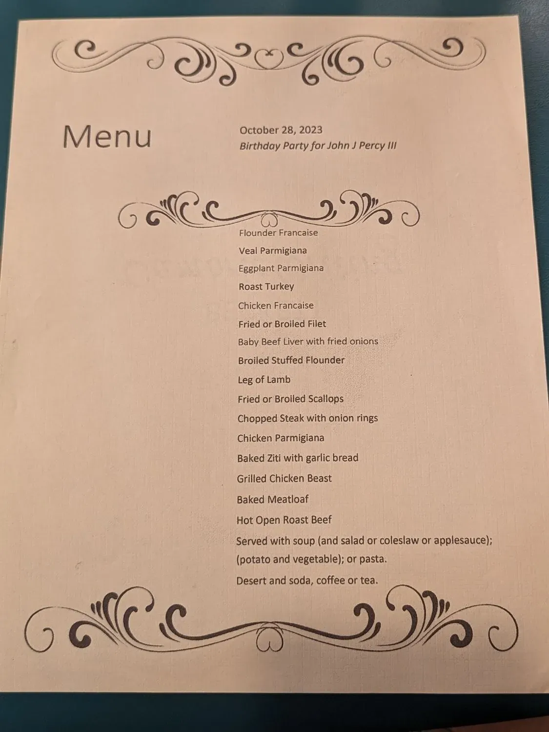 Menu 3