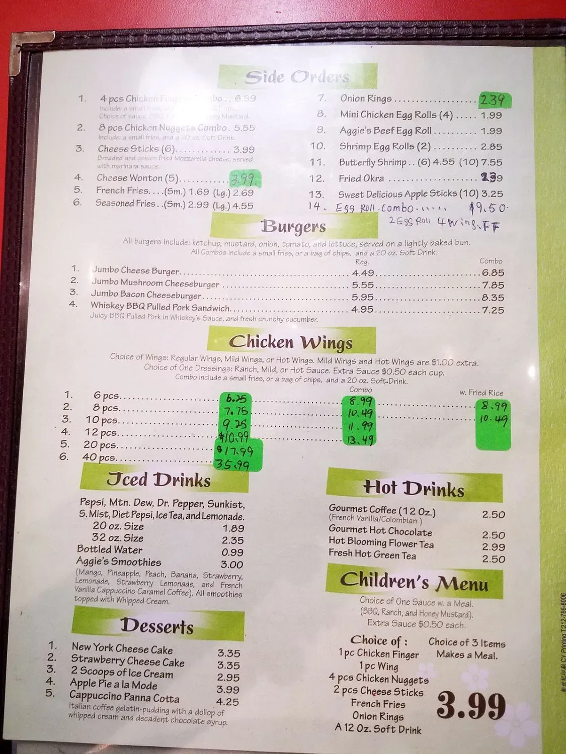 Menu 4