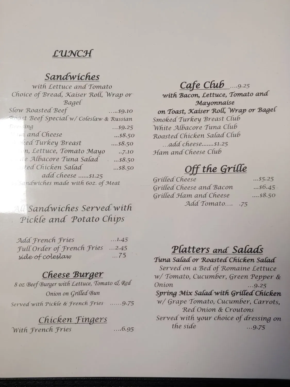 Menu 6